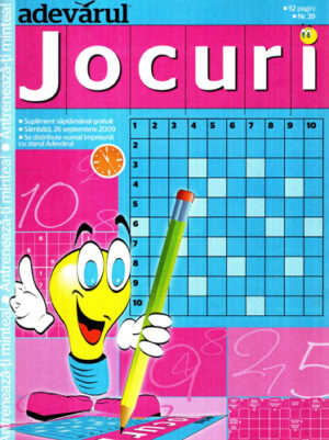 Jocuri, revista de careuri cu integrame (Alexandru Nastu) nr. 39 / 2009
